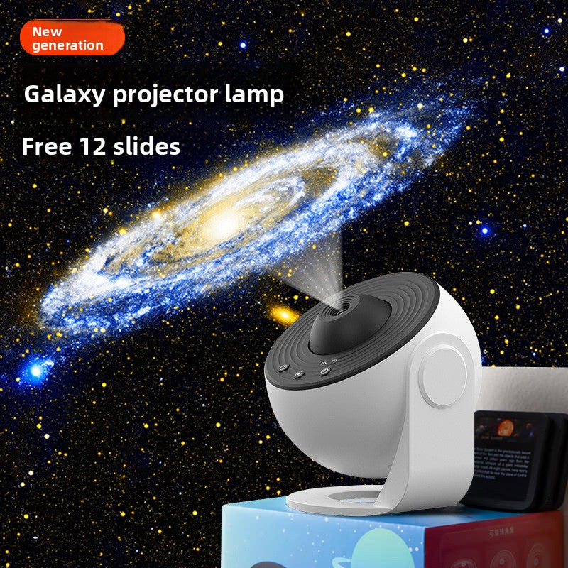 Galaxy Star Projector Lamp with HD Film