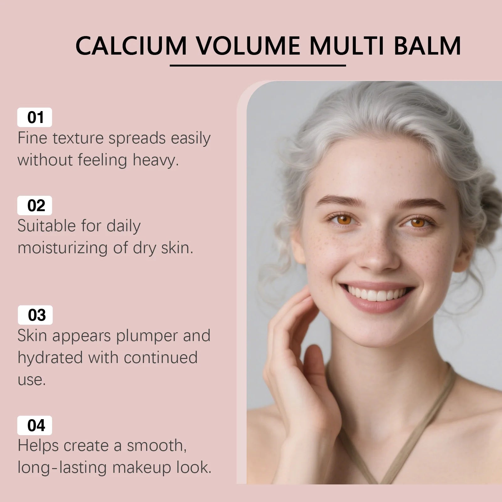 Korean Calcium Volume Multi Balm Stick Collagen Facial Moisturizing Stick Lip Balm Anti-wrinkle Cream Firming Soften Skin Care