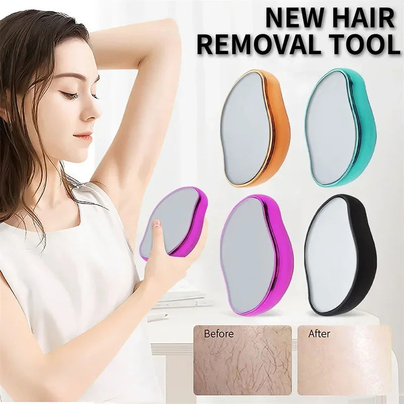 Depilatory Hair Eraser Depilator Arms Leg Hair Nano Painless Crystal Epilator  Physical Professional Safe Depilator Hair Eraser