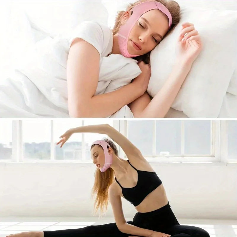 Reusable Face Strap, V Line Mask, Double Chin Reducer, Chin Up Patch, Chin Strap, V Shaped Belt, V Shaped Face Mask for Sagging