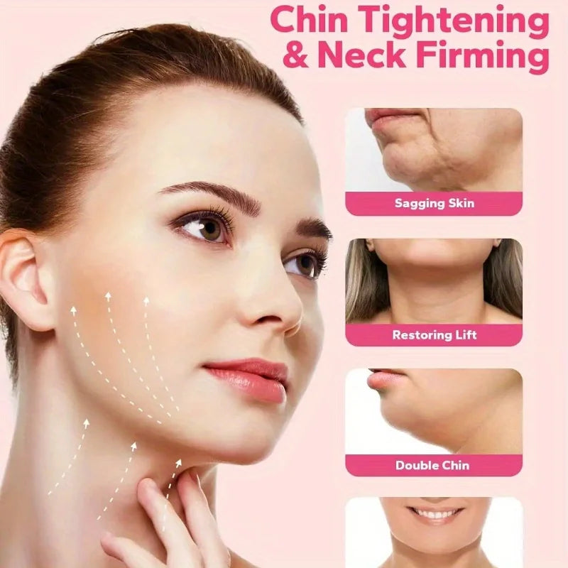 Reusable Face Strap, V Line Mask, Double Chin Reducer, Chin Up Patch, Chin Strap, V Shaped Belt, V Shaped Face Mask for Sagging